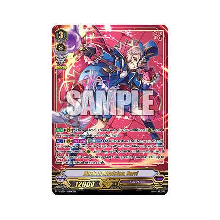 Vanguard_TCG_card_V-BT09_RLR001EN_RLR_Masked_Magician_Harri_Butterfly_d’Moonlight