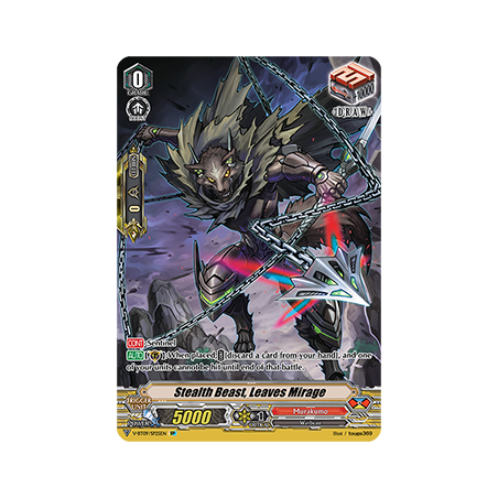Vanguard_TCG_card_V-BT09_SP25EN_SP_Stealth_Beast_Leaves_Mirage_Butterfly_d’Moonlight