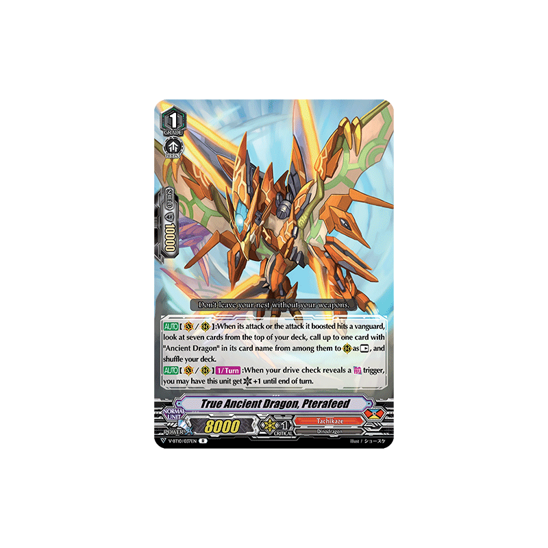 Vanguard_TCG_card_V-BT10_037EN_R_True_Ancient_Dragon_Pterafeed_Phantom_Dragon_Aeon