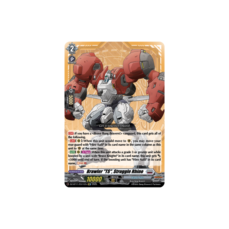 Vanguard_TCG_card_DZ-BT11_EX11EN_EX_Brawler_TS_Struggle_Rhino_Symphony_of_Might_Bloom