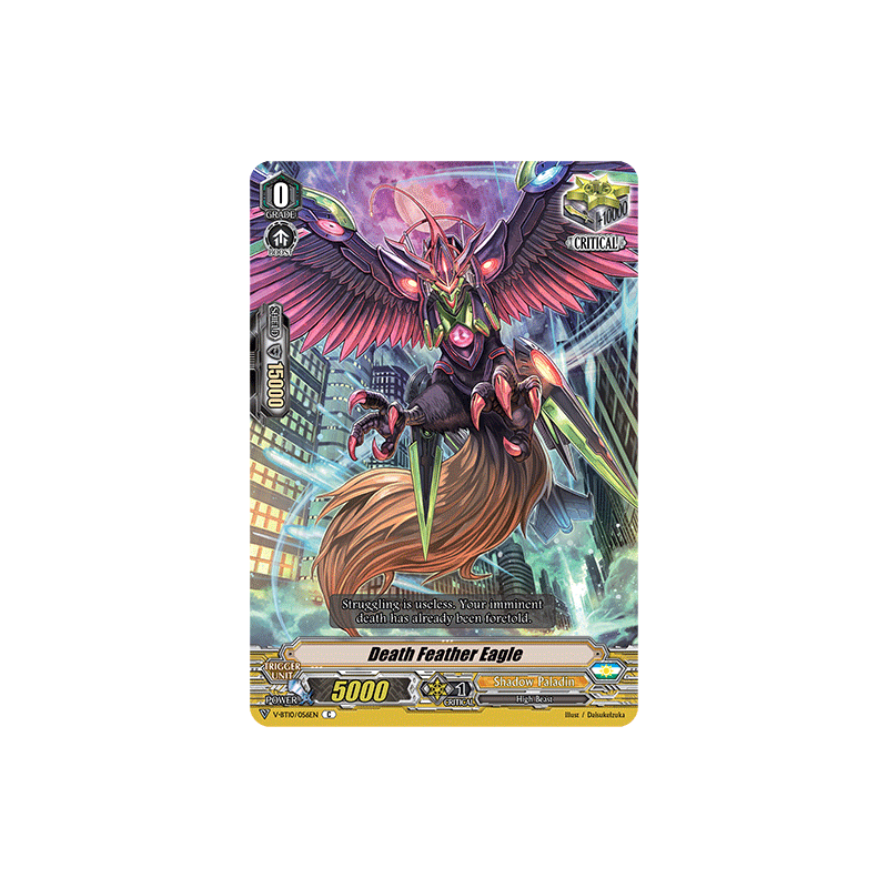 Vanguard_TCG_card_V-BT10_056EN_C_Death_Feather_Eagle_Phantom_Dragon_Aeon
