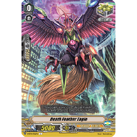 Vanguard_TCG_card_V-BT10_056EN_C_Death_Feather_Eagle_Phantom_Dragon_Aeon