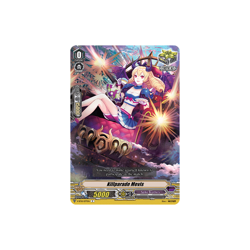 Vanguard_TCG_card_V-BT10_077EN_C_Killparade_Mevis_Phantom_Dragon_Aeon