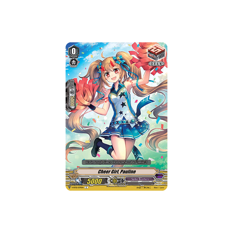 Vanguard_TCG_card_V-BT10_079EN_C_Cheer_Girl_Pauline_Phantom_Dragon_Aeon