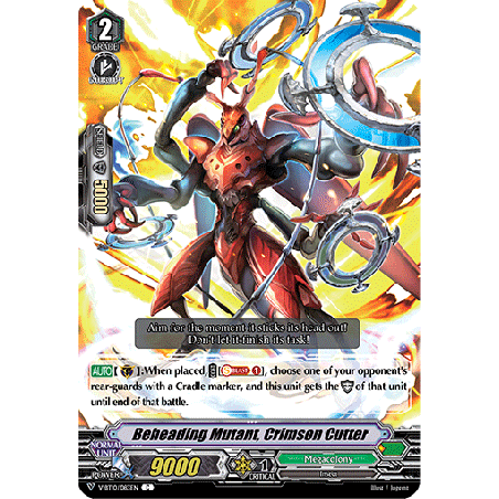 Vanguard_TCG_card_V-BT10_083EN_C_Beheading_Mutant_Crimson_Cutter_Phantom_Dragon_Aeon