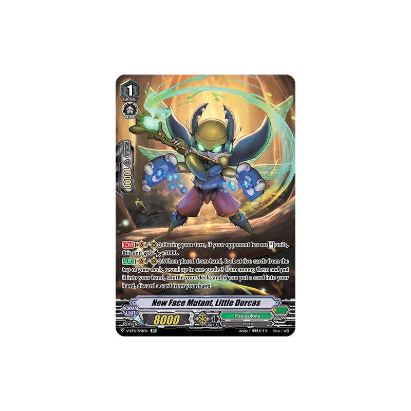 Vanguard_TCG_card_V-BT10_SP16EN_SP_New_Face_Mutant_Little_Dorcas_Phantom_Dragon_Aeon
