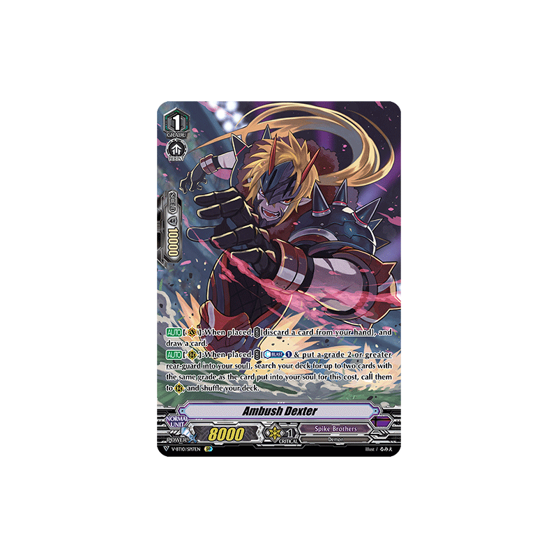 Vanguard_TCG_card_V-BT10_SP17EN_SP_Ambush_Dexter_Phantom_Dragon_Aeon