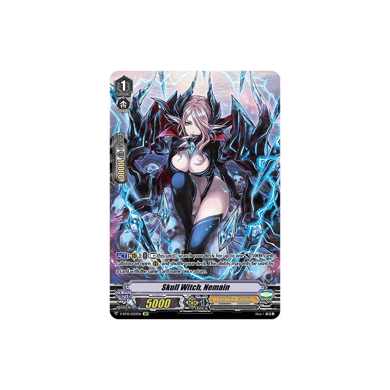 Vanguard_TCG_card_V-BT10_SP23EN_SP_Skull_Witch_Nemain_Phantom_Dragon_Aeon