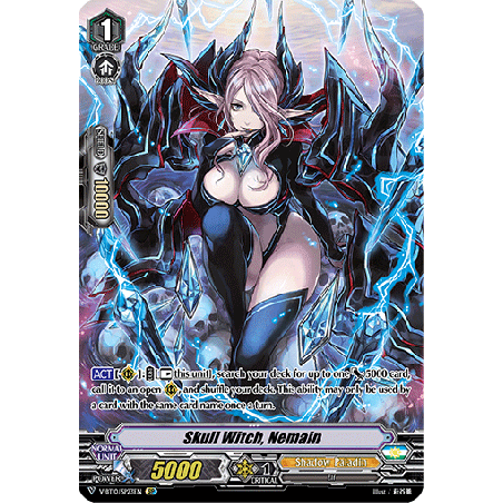 Vanguard_TCG_card_V-BT10_SP23EN_SP_Skull_Witch_Nemain_Phantom_Dragon_Aeon