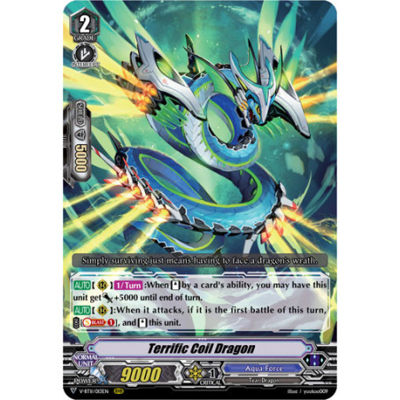 Vanguard_TCG_card_V-BT11_013EN_RRR_Terrific_Coil_Dragon_Storm_of_the_Blue_Cavalry