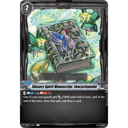 Vanguard_TCG_card_V-BT11_046EN_R_Illusory_Spirit_Manuscript_Fancyclopedia_Storm_of_the_Blue_Cavalry