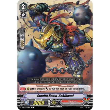 Vanguard_TCG_card_V-BT11_050EN_C_Stealth_Beast_Gekihasai_Storm_of_the_Blue_Cavalry