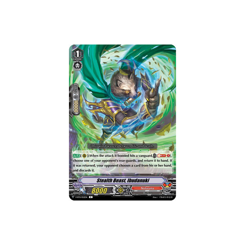 Vanguard_TCG_card_V-BT11_052EN_C_Stealth_Beast_Ibudanuki_Storm_of_the_Blue_Cavalry