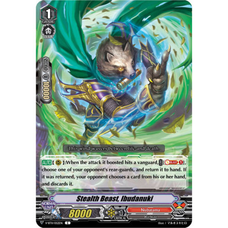 Vanguard_TCG_card_V-BT11_052EN_C_Stealth_Beast_Ibudanuki_Storm_of_the_Blue_Cavalry