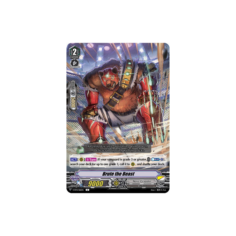 Vanguard_TCG_card_V-BT11_061EN_C_Brute_the_Beast_Storm_of_the_Blue_Cavalry