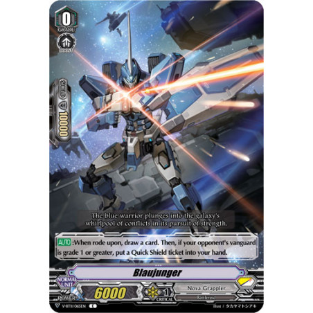 Vanguard_TCG_card_V-BT11_065EN_C_Blaujunger_Storm_of_the_Blue_Cavalry