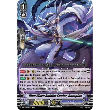 Vanguard_TCG_card_V-BT11_Re01EN_Re_Blue_Wave_Soldier_Senior_Beragios_Storm_of_the_Blue_Cavalry