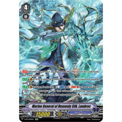 Vanguard_TCG_card_V-BT11_SP01EN_SP_Marine_General_of_Heavenly_Silk_Lambros_Storm_of_the_Blue_Cavalry