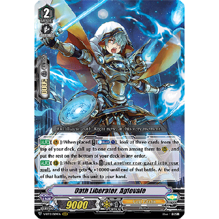 Vanguard_TCG_card_V-BT12_009EN_RRR_Oath_Liberator_Aglovale_Divine_Lightning_Radiance