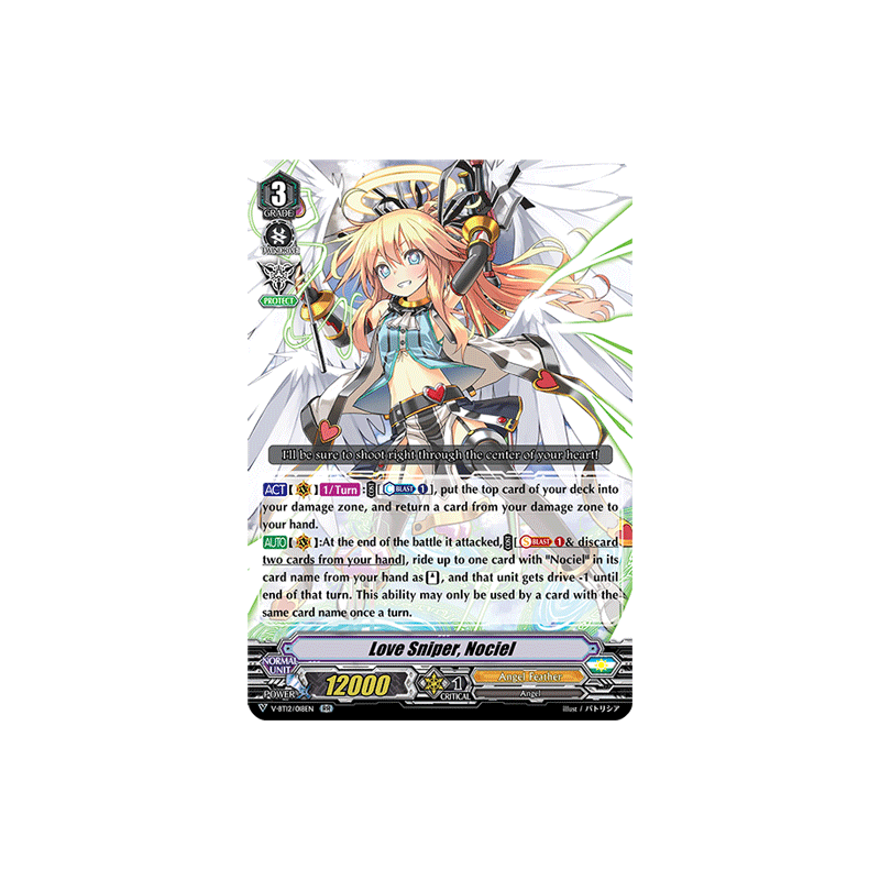 Vanguard_TCG_card_V-BT12_018EN_RR_Love_Sniper_Nociel_Divine_Lightning_Radiance