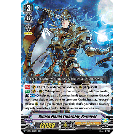 Vanguard_TCG_card_V-BT12_020EN_RR_Bluish_Flame_Liberator_Percival_Divine_Lightning_Radiance