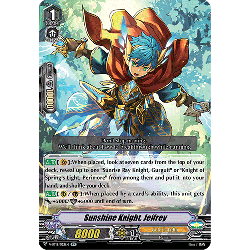 Vanguard_TCG_card_V-BT12_022EN_RR_Sunshine_Knight_Jeffrey_Divine_Lightning_Radiance