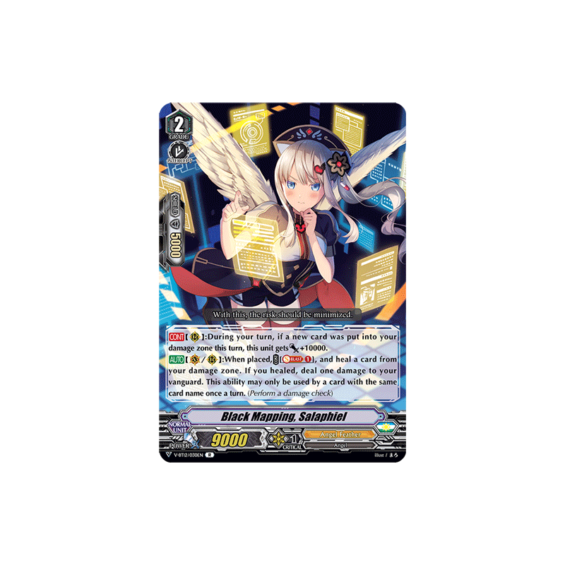 Vanguard_TCG_card_V-BT12_030EN_R_Black_Mapping_Salaphiel_Divine_Lightning_Radiance