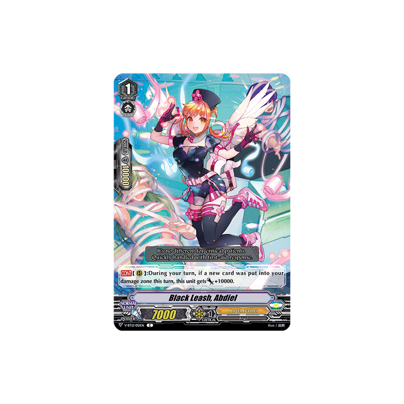 Vanguard_TCG_card_V-BT12_051EN_C_Black_Leash_Abdiel_Divine_Lightning_Radiance