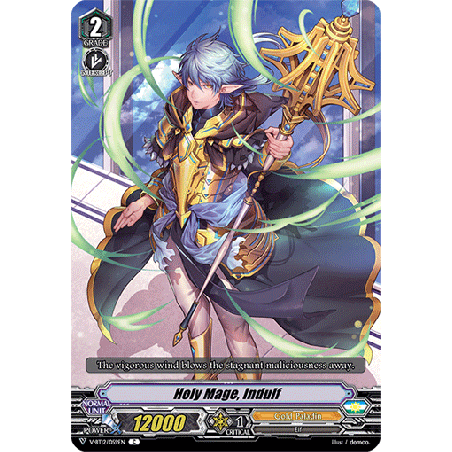 Vanguard_TCG_card_V-BT12_059EN_C_Holy_Mage_Indulf_Divine_Lightning_Radiance