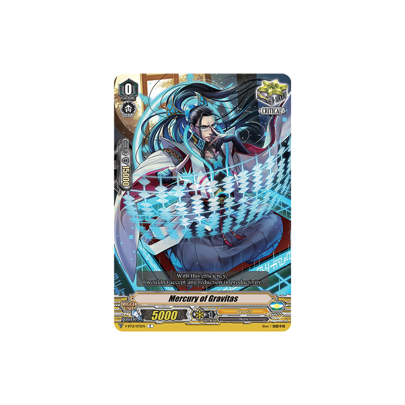 Vanguard_TCG_card_V-BT12_075EN_C_Mercury_of_Gravitas_Divine_Lightning_Radiance