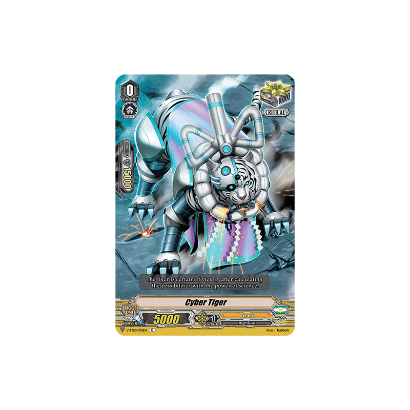 Vanguard_TCG_card_V-BT12_076EN_C_Cyber_Tiger_Divine_Lightning_Radiance