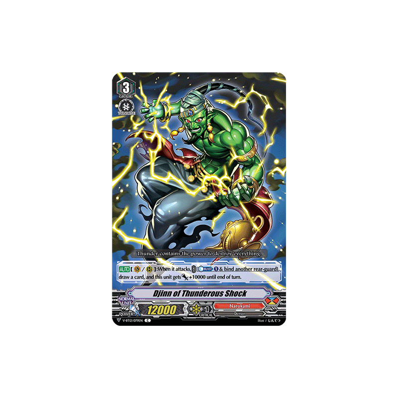 Vanguard_TCG_card_V-BT12_079EN_C_Djinn_of_Thunderous_Shock_Divine_Lightning_Radiance