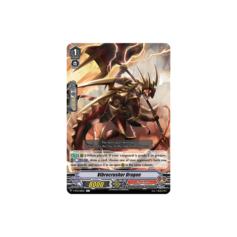 Vanguard_TCG_card_V-BT12_081EN_C_Vibrocrusher_Dragon_Divine_Lightning_Radiance