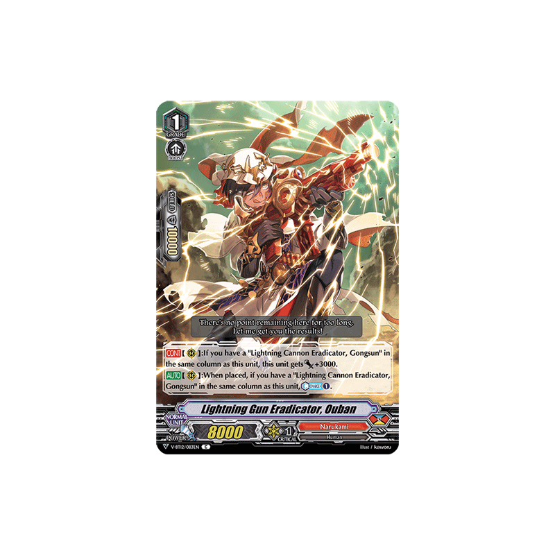 Vanguard_TCG_card_V-BT12_083EN_C_Lightning_Gun_Eradicator_Ouban_Divine_Lightning_Radiance