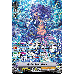 Vanguard_TCG_card_V-BT12_SP04EN_SP_Mythic_Beast_Fenrir_Divine_Lightning_Radiance