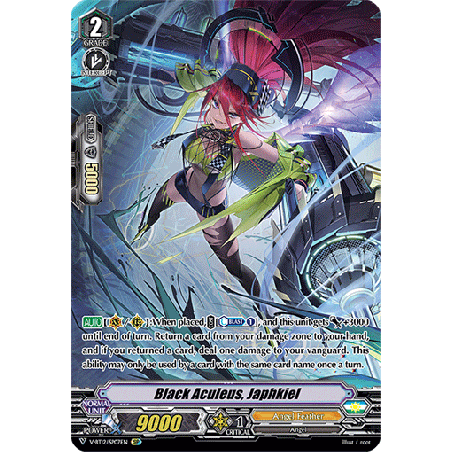 Vanguard_TCG_card_V-BT12_SP07EN_SP_Black_Aculeus_Japhkiel_Divine_Lightning_Radiance