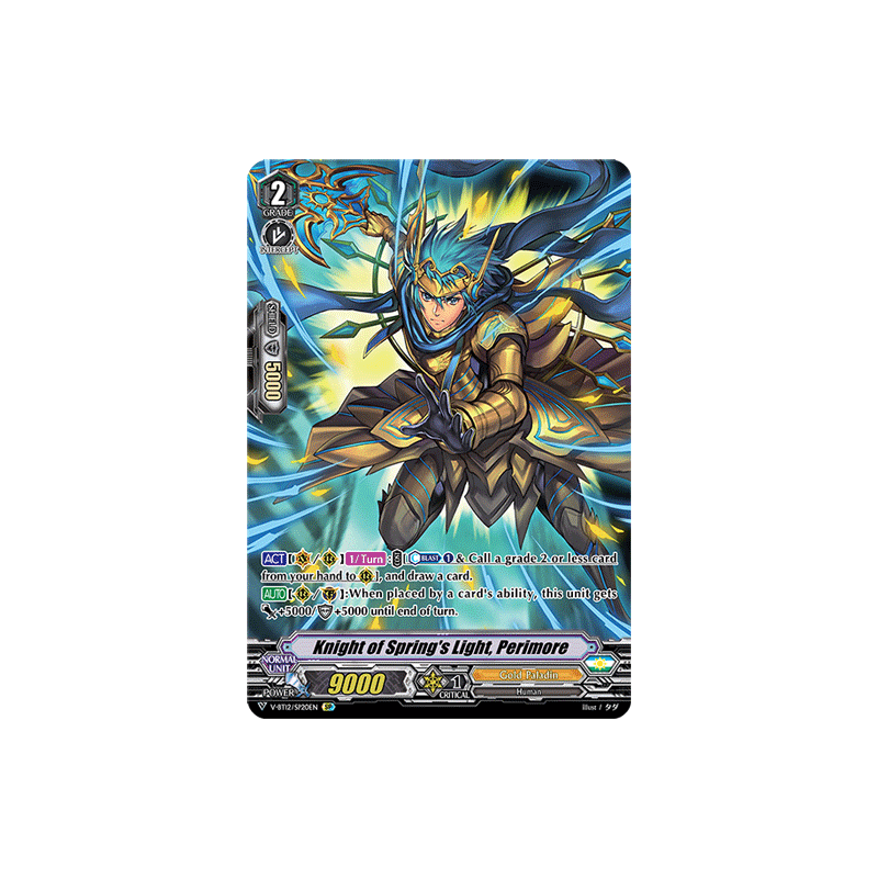 Vanguard_TCG_card_V-BT12_SP20EN_SP_Knight_of_Spring_s_Light_Perimore_Divine_Lightning_Radiance