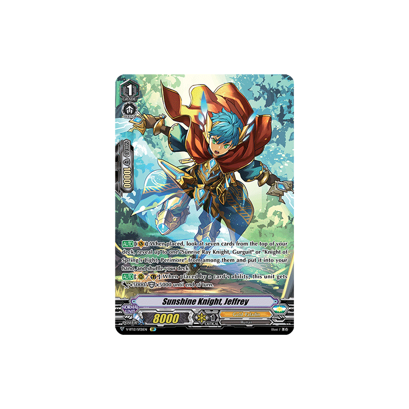 Vanguard_TCG_card_V-BT12_SP21EN_SP_Sunshine_Knight_Jeffrey_Divine_Lightning_Radiance