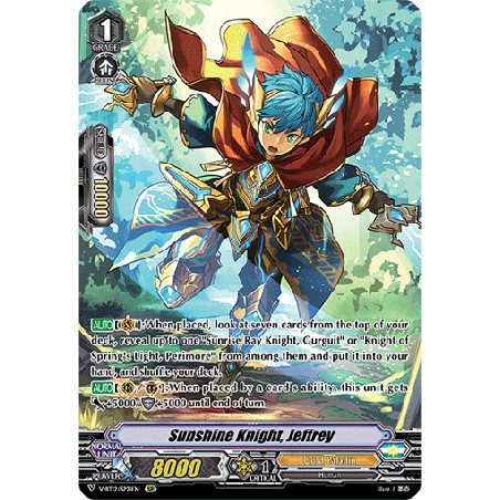Vanguard_TCG_card_V-BT12_SP21EN_SP_Sunshine_Knight_Jeffrey_Divine_Lightning_Radiance