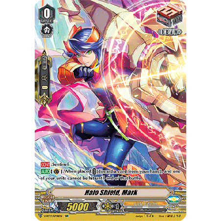 Vanguard_TCG_card_V-BT12_SP28EN_SP_Halo_Shield_Mark_Divine_Lightning_Radiance