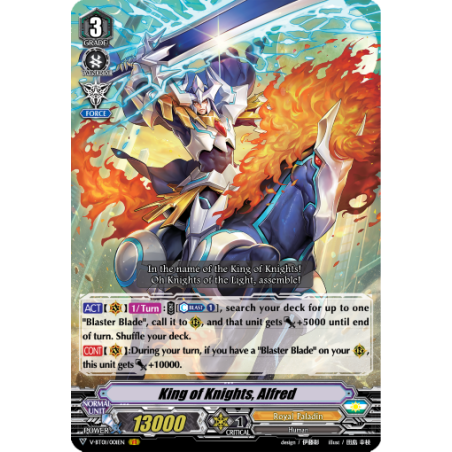Vanguard_TCG_card_V-BT01_001EN_VR_King_of_Knights_Alfred_Unite_Team_Q4