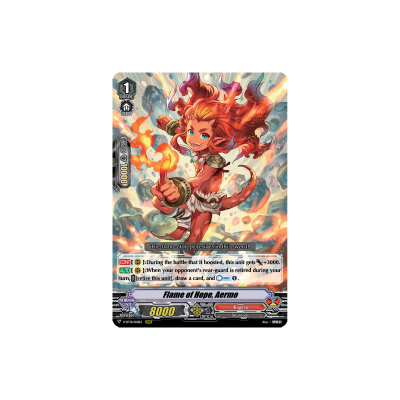 Vanguard_TCG_card_V-BT01_011EN_RRR_Flame_of_Hope_Aermo_Unite_Team_Q4
