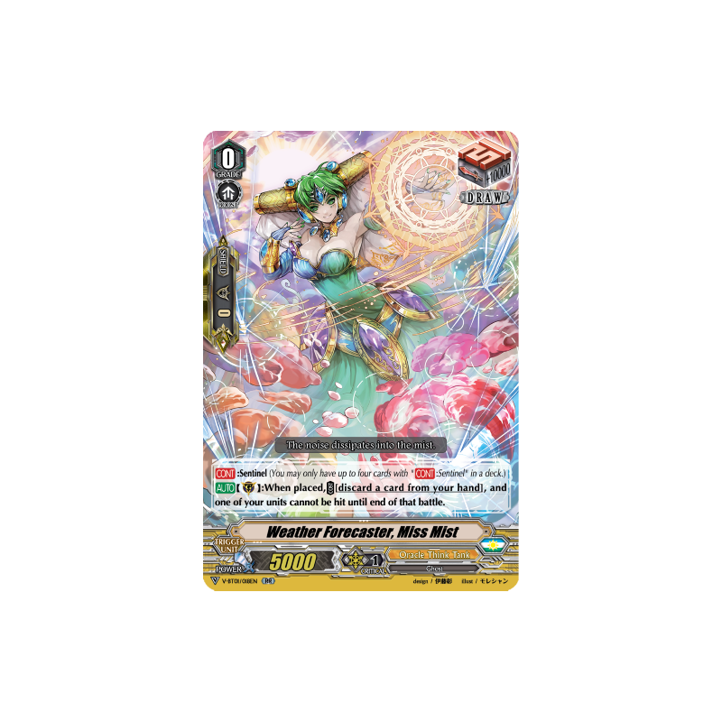 Vanguard_TCG_card_V-BT01_018EN_RR_Weather_Forecaster_Miss_Mist_Unite_Team_Q4
