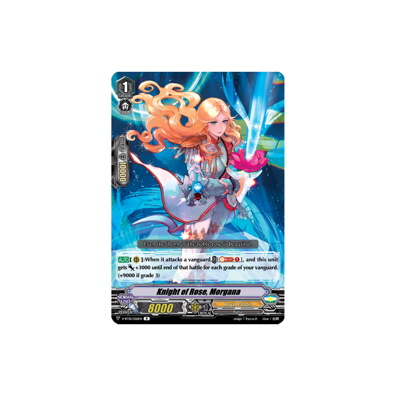 Vanguard_TCG_card_V-BT01_026EN_R_Knight_of_Rose_Morgana_Unite_Team_Q4