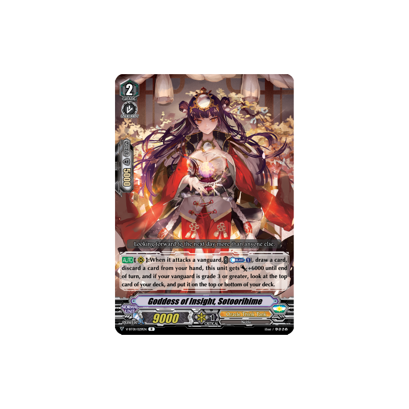 Vanguard_TCG_card_V-BT01_029EN_R_Goddess_of_Insight_Sotoorihime_Unite_Team_Q4