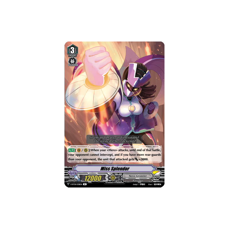 Vanguard_TCG_card_V-BT01_038EN_R_Miss_Splendor_Unite_Team_Q4