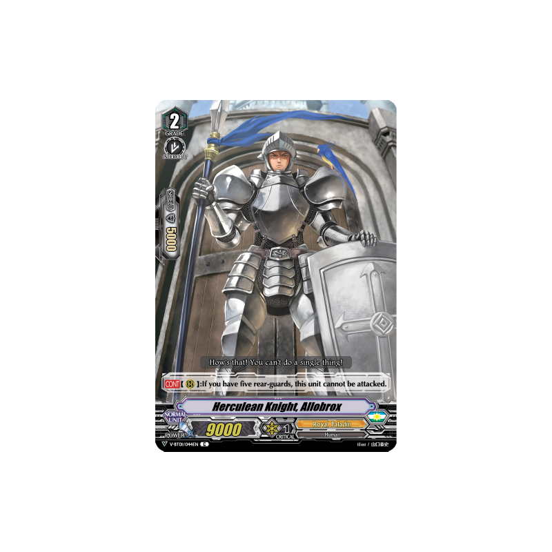 Vanguard_TCG_card_V-BT01_044EN_C_Herculean_Knight_Allobrox_Unite_Team_Q4