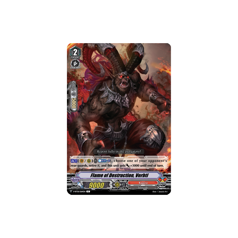 Vanguard_TCG_card_V-BT01_064EN_C_Flame_of_Destruction_Verbti_Unite_Team_Q4