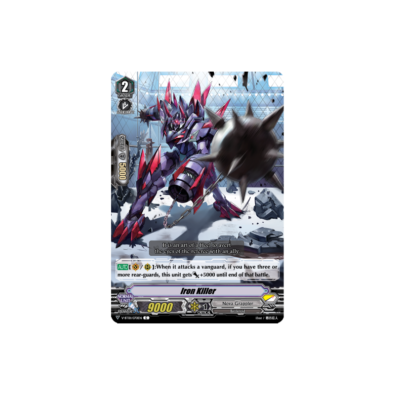 Vanguard_TCG_card_V-BT01_070EN_C_Iron_Killer_Unite_Team_Q4