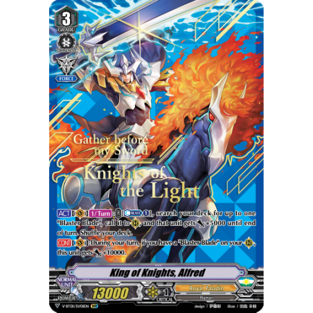 Vanguard_TCG_card_V-BT01_SV01EN_SVR_King_of_Knights_Alfred_Unite_Team_Q4